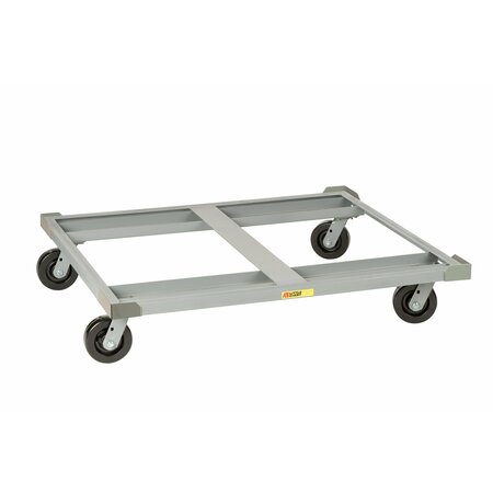 LITTLE GIANT Pallet Dollies, 42"X48" Deck Size, Open Deck, Load Retainers PD-4248-6PH-LR